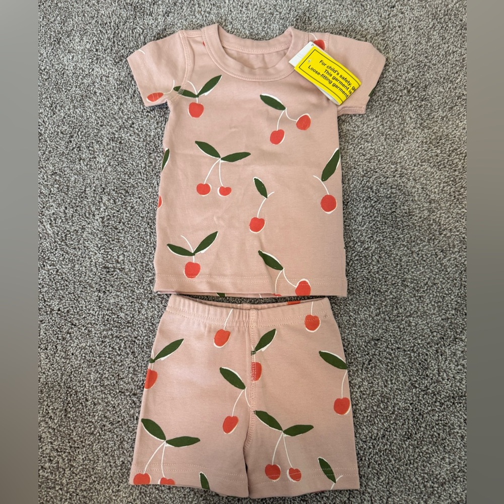 BNWT Little James Cherry Matching Set
